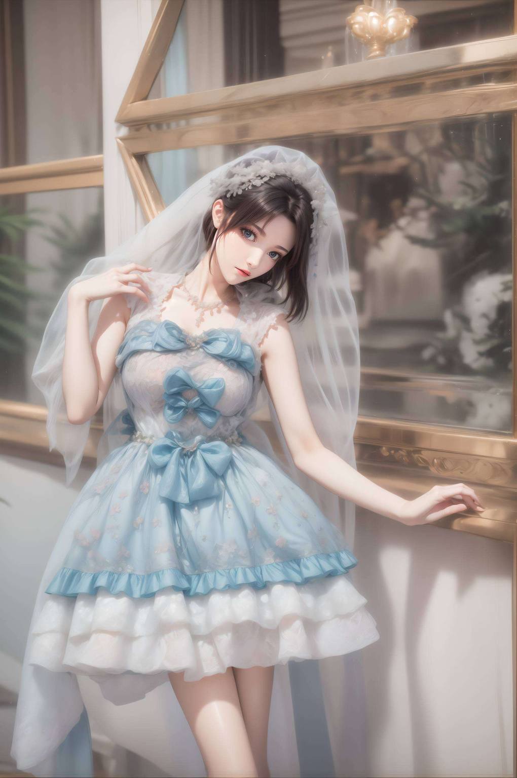 黑衣云韵：AI素材免费壁纸秀，高清手机背景图片精选