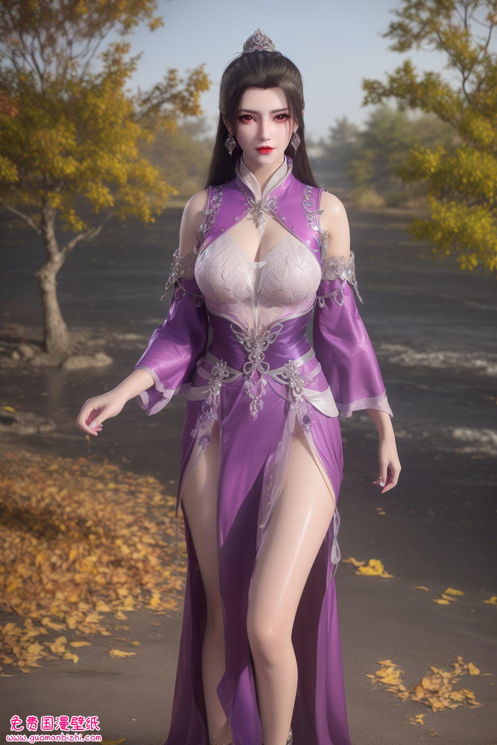 仙逆柳眉婚纱壁纸：震撼动漫风，Win10壁纸背景图片精选集