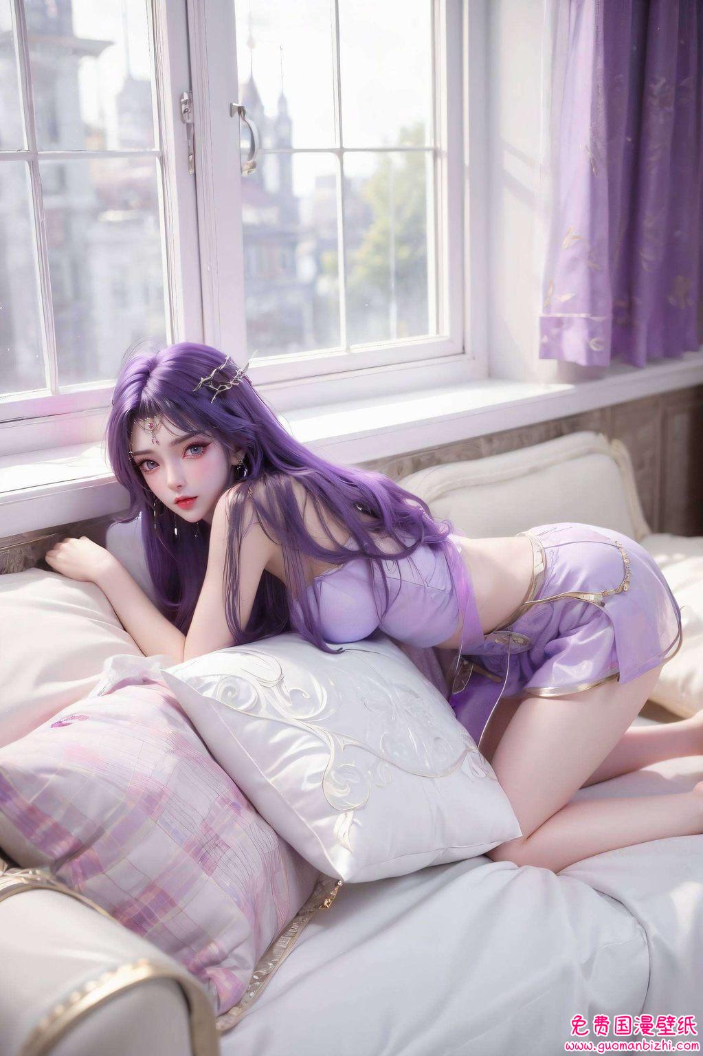 云曦动态漫画壁纸高清版——AI绘画免费壁纸包，Win10炫彩壁纸集锦