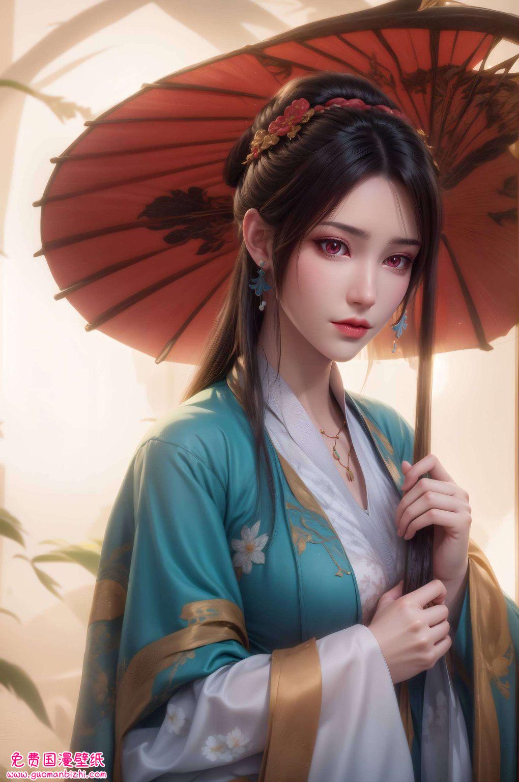 元尊夭夭现代化，AI绘画高清壁纸，免费下载苹果背景图片