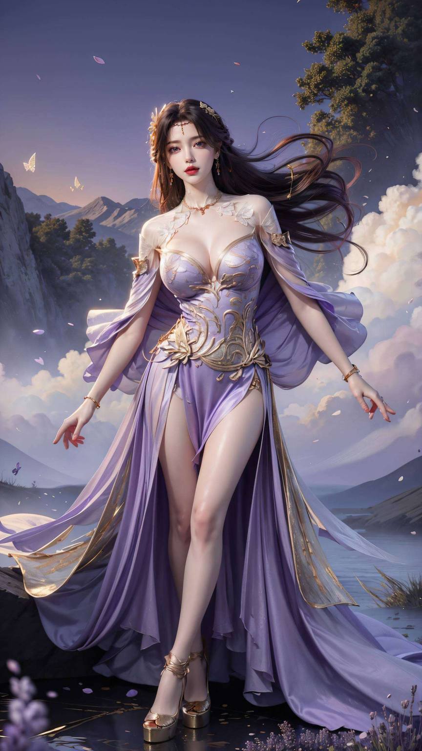 云曦全图AI范例，完美像素Win10壁纸，呈现可爱风格壁纸集