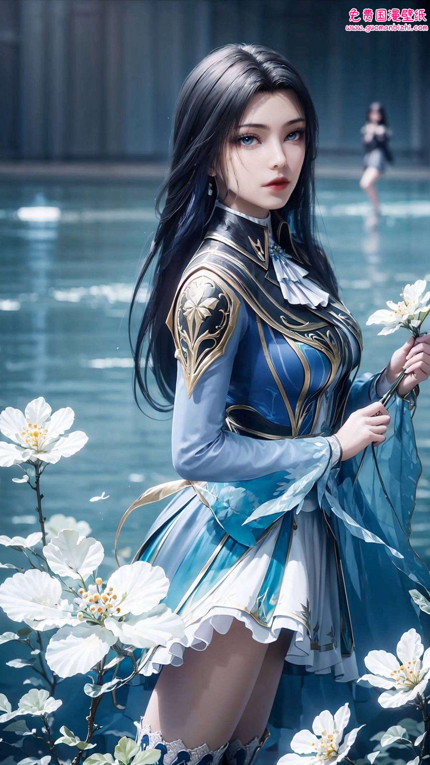 国漫女神壁纸斗罗大陆凌落宸图集——AI壁纸素材，护眼锁屏，安卓专属精选