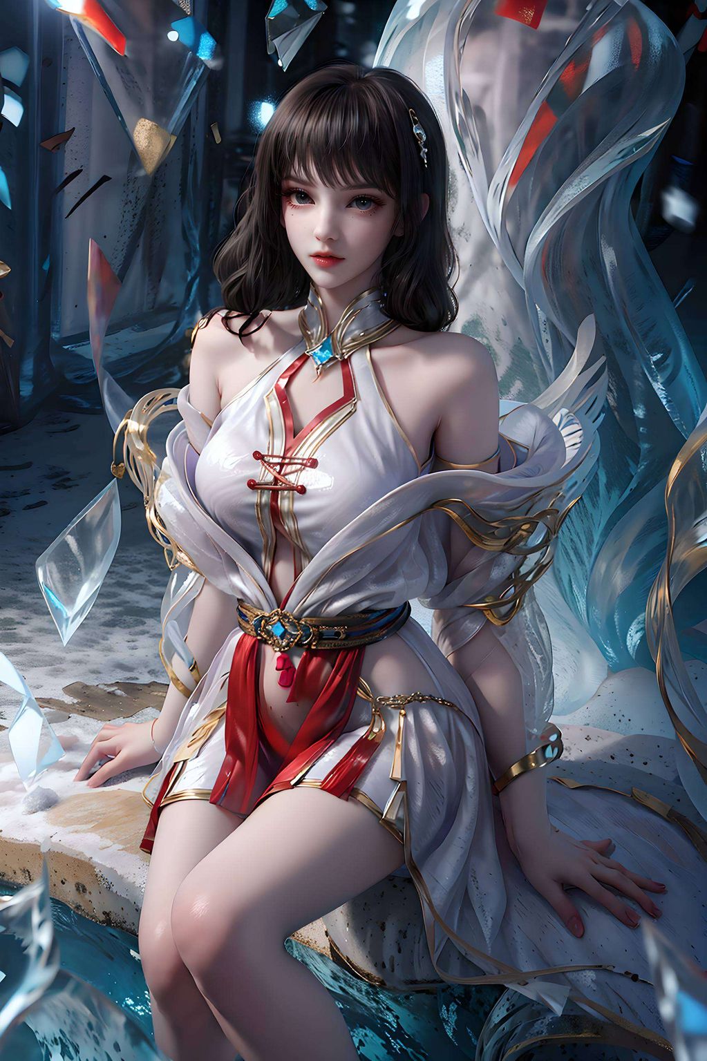 百炼成神云落电脑壁纸：AI动漫人物与二次元壁纸，苹果古风漫画之美集锦