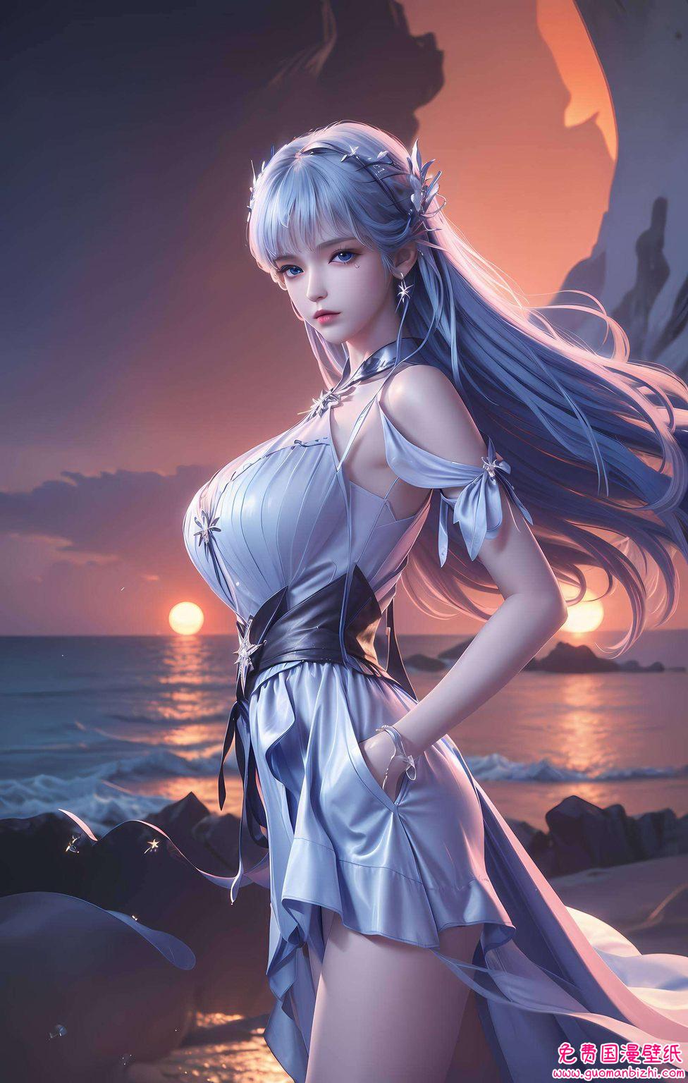 圣采儿图片集——AI素材壁纸，极简风与iPad炫彩壁纸，最新呈现。