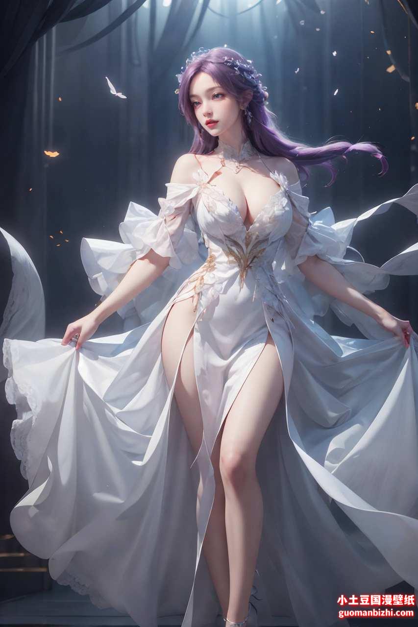 ai动漫壁纸:完美世界云曦，壁纸设计：云曦