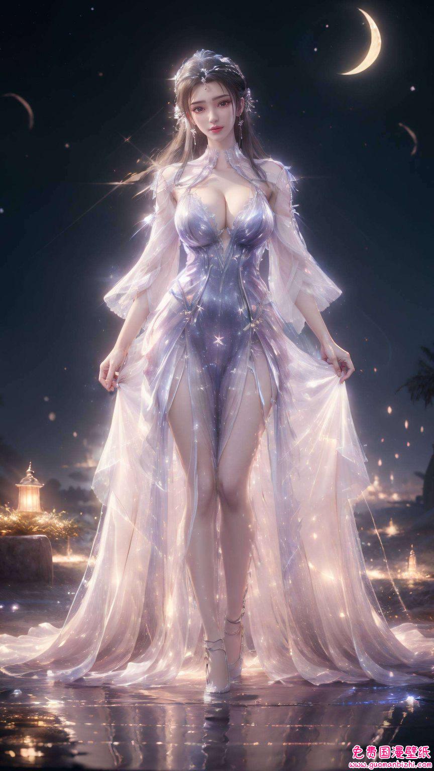 王林李慕婉精选——AI角色护眼壁纸，电脑炫彩壁纸集锦