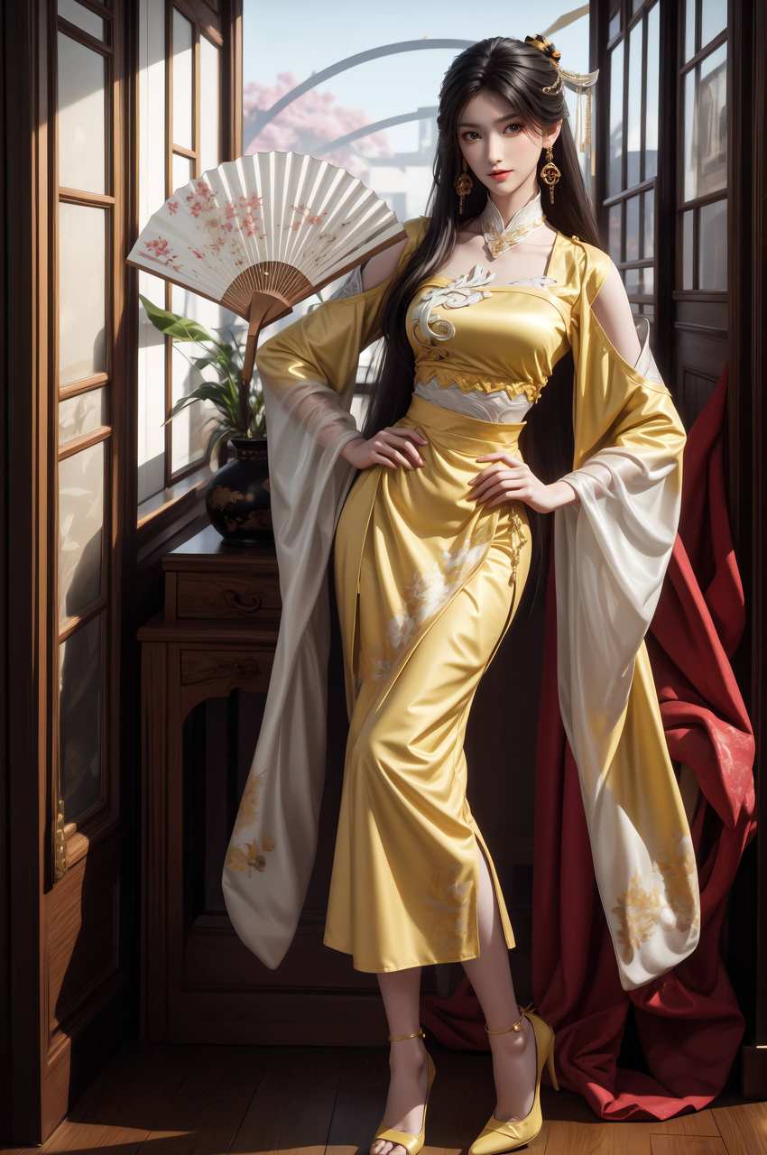 ai绘画模板:诛仙动画 : 金瓶儿 4K 超清手机壁纸 ai绘画模板:诛仙动画 : 金瓶儿 4K 超清手机壁纸