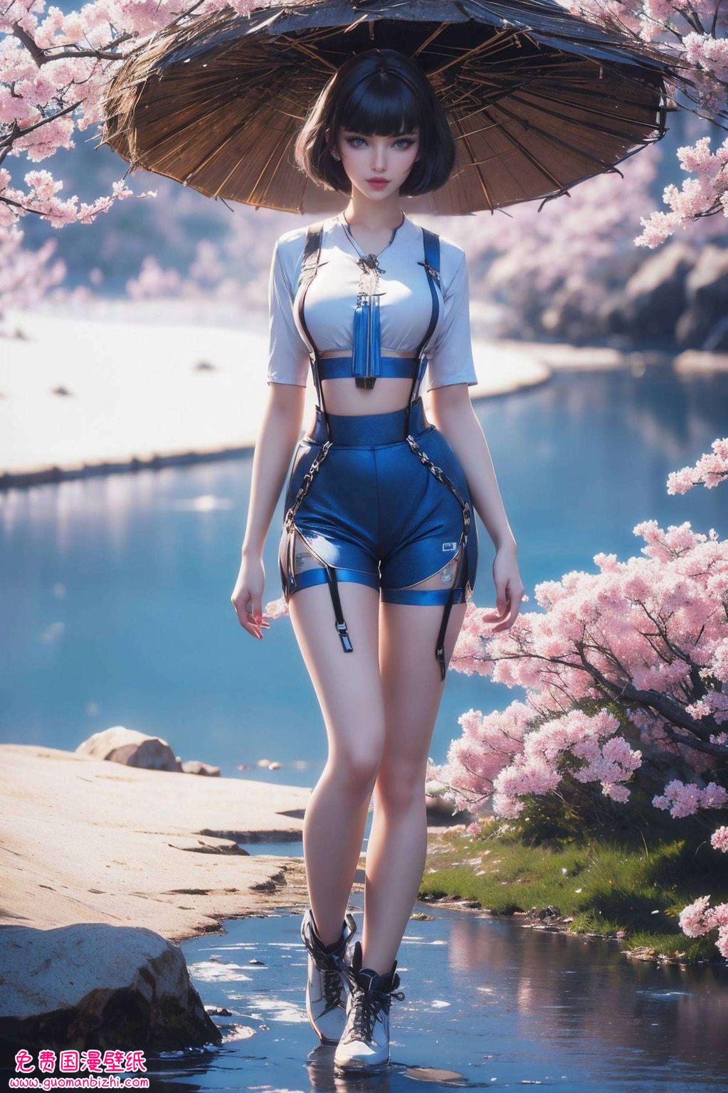 吞噬星空姬青AI动漫人物壁纸，高清全身免费壁纸秀，平板专属壁纸精选。