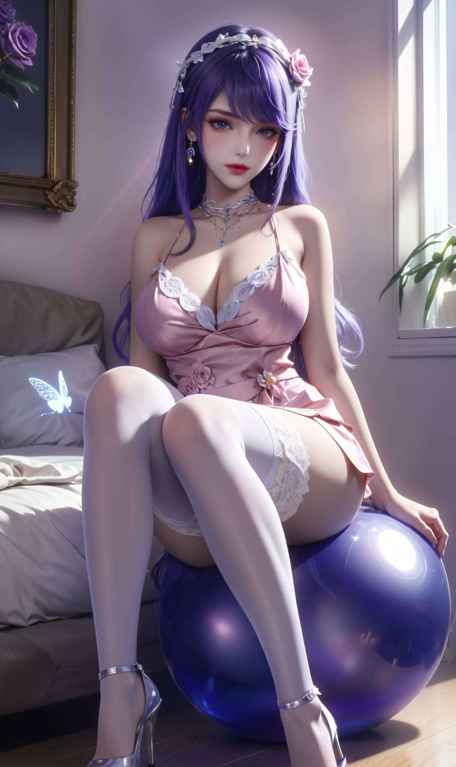 圣采儿高清壁纸集：AI绘画生成作品，免费电脑桌面图片精选