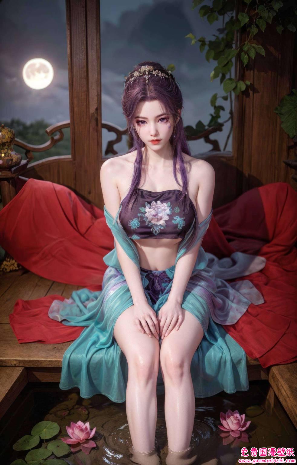 师兄啊师兄云霄哭泣，AI素材壁纸精细角色，苹果1920×1080壁纸超清全身