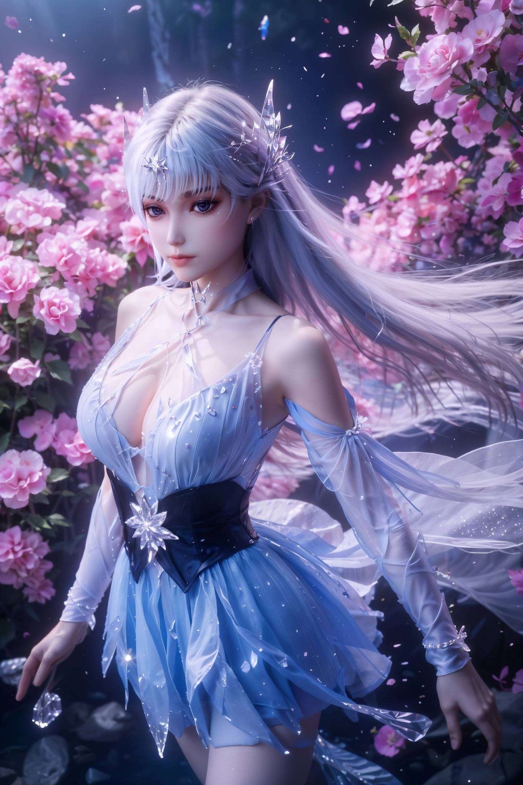 圣采儿AI生成手机动态壁纸，免费分享可爱电脑壁纸盛宴