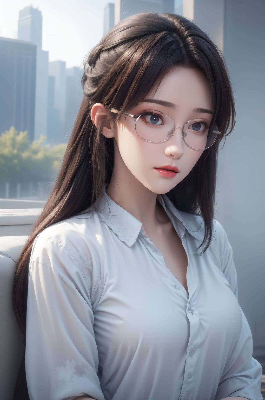 云韵全身高清壁纸集：AI绘画素材，简约PC壁纸免费合集