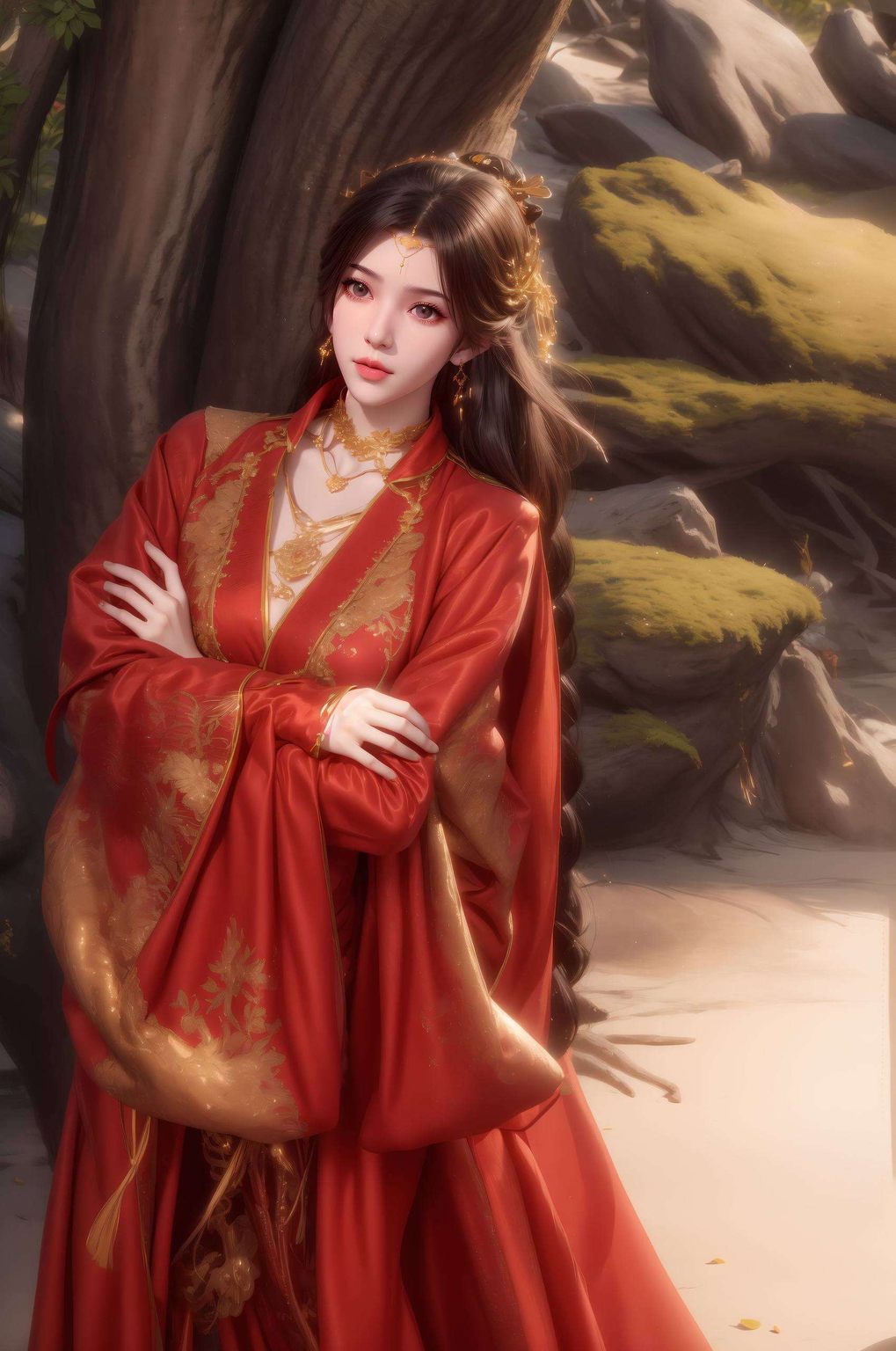 王林李慕婉高清壁纸概念图——AI壁纸素材集，极简壁纸，Win10背景图片精选