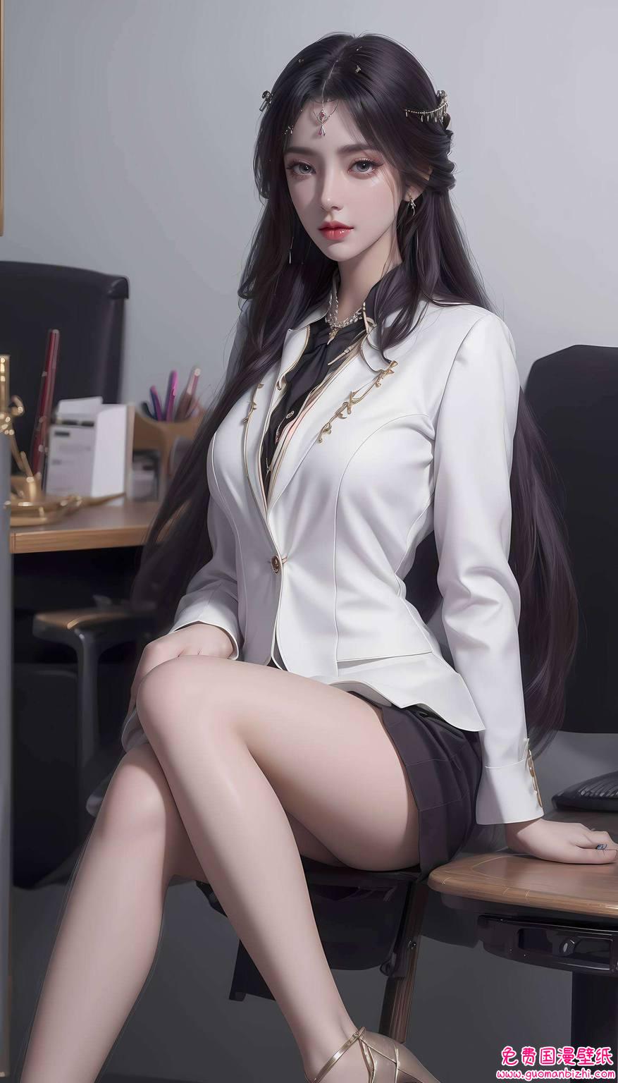 石昊背云曦：AI创作壁纸，完美像素，Win10动画壁纸集锦