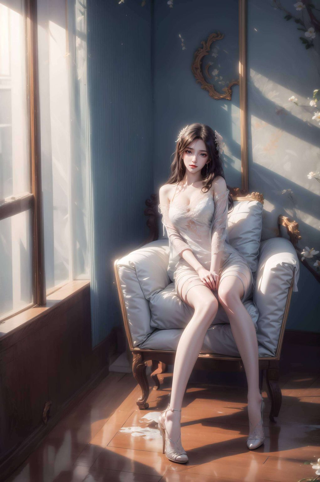 徐欣黄裙壁纸图片大全集——AI创作壁纸，护眼PC桌面精选