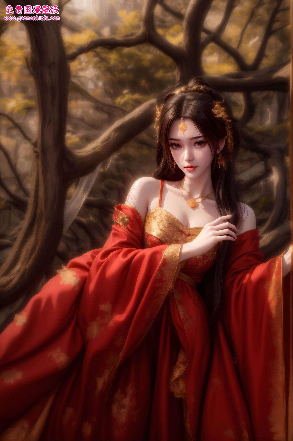 仙逆壁纸：李慕婉大婚照片——大家都在找的免费古风漫画壁纸分享，手机必备！