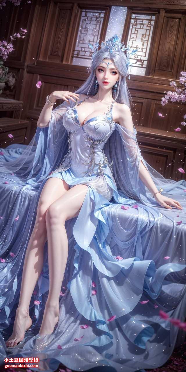 ai免费壁纸:宁雨蝶绘画体型素材分享