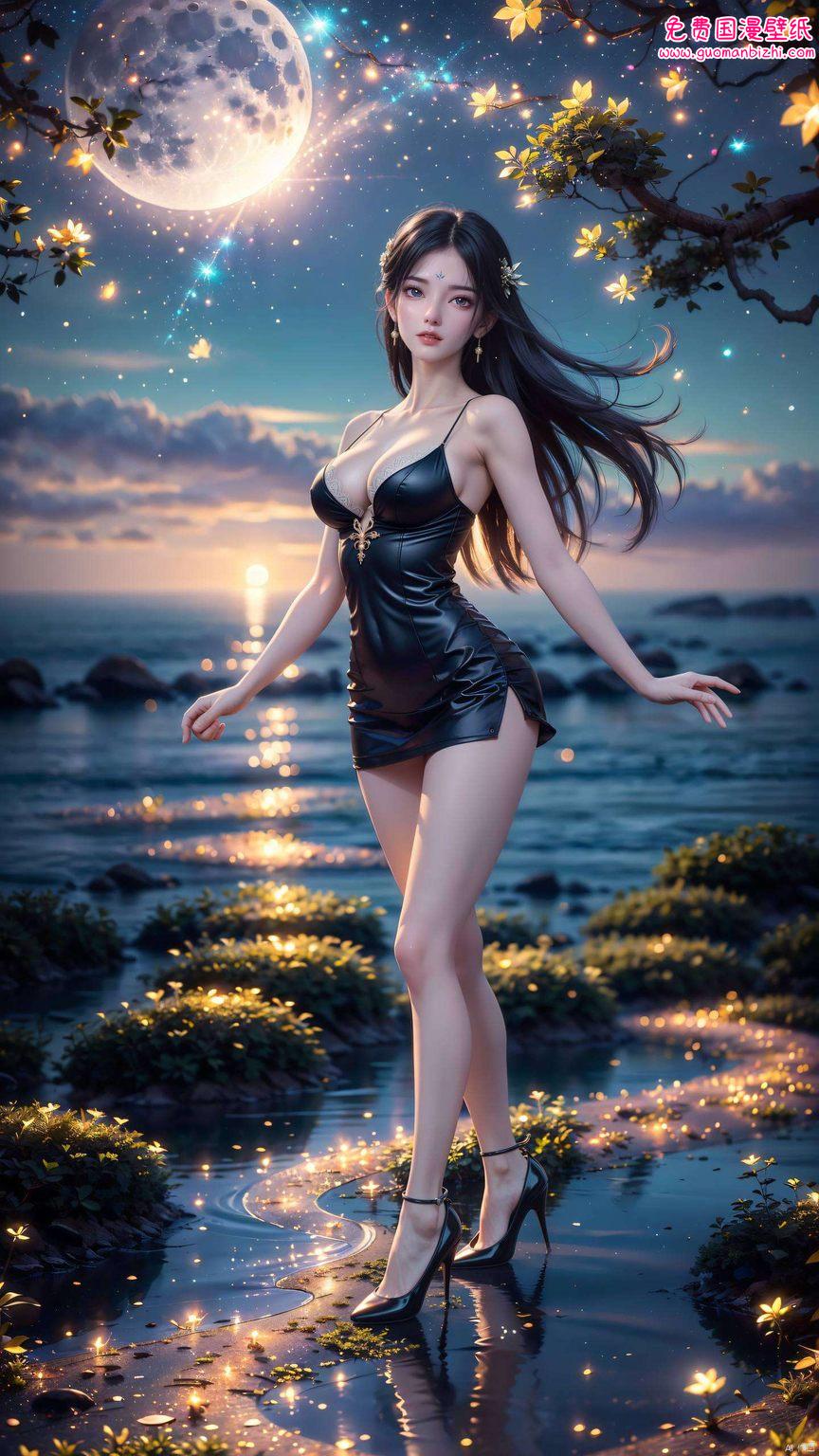 k高清精细角色电脑桌面壁纸：月婵绝美动态映像