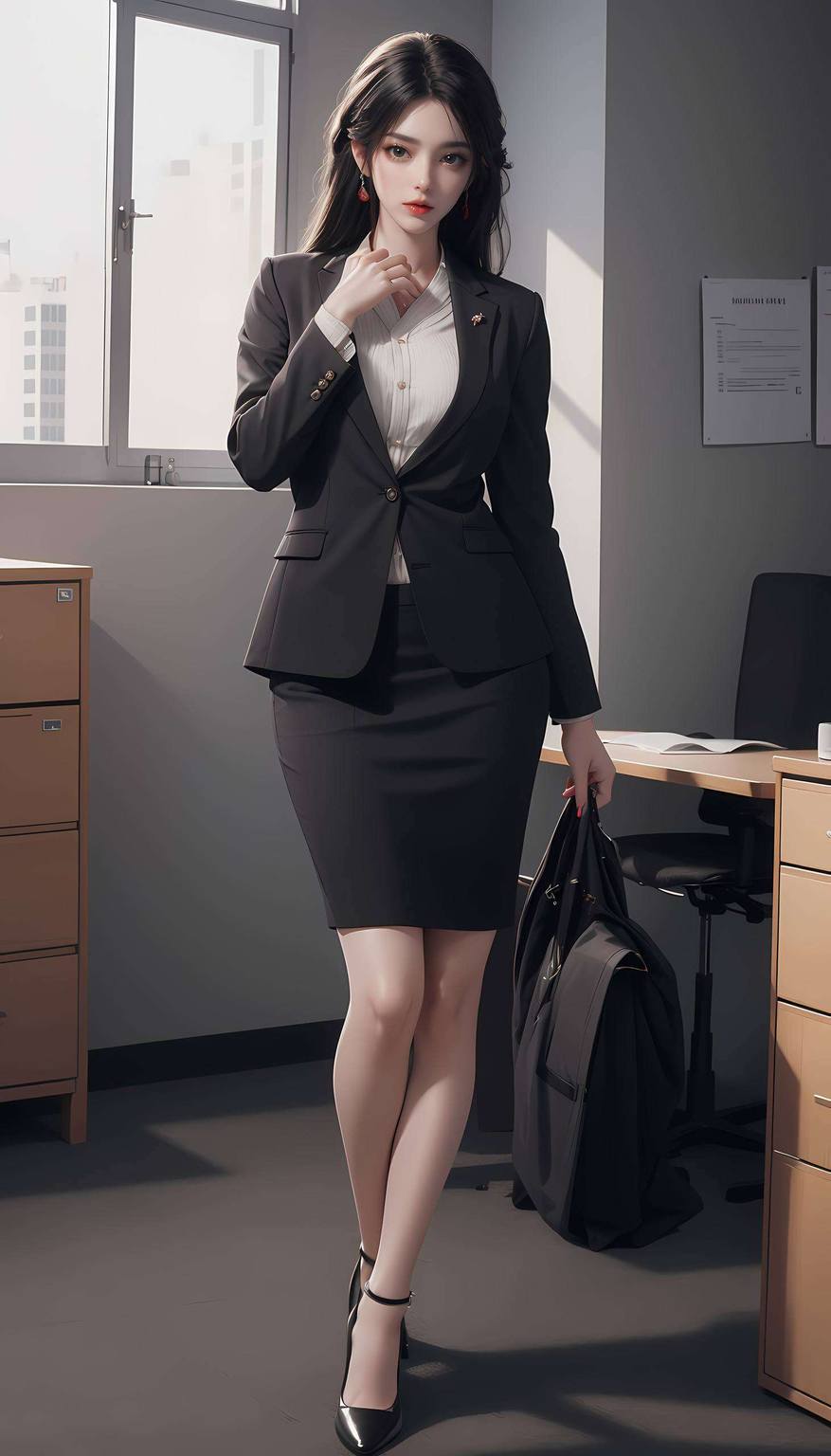 AI壁纸·动漫壁纸·苹果简洁壁纸：石昊火灵儿4k高清封装