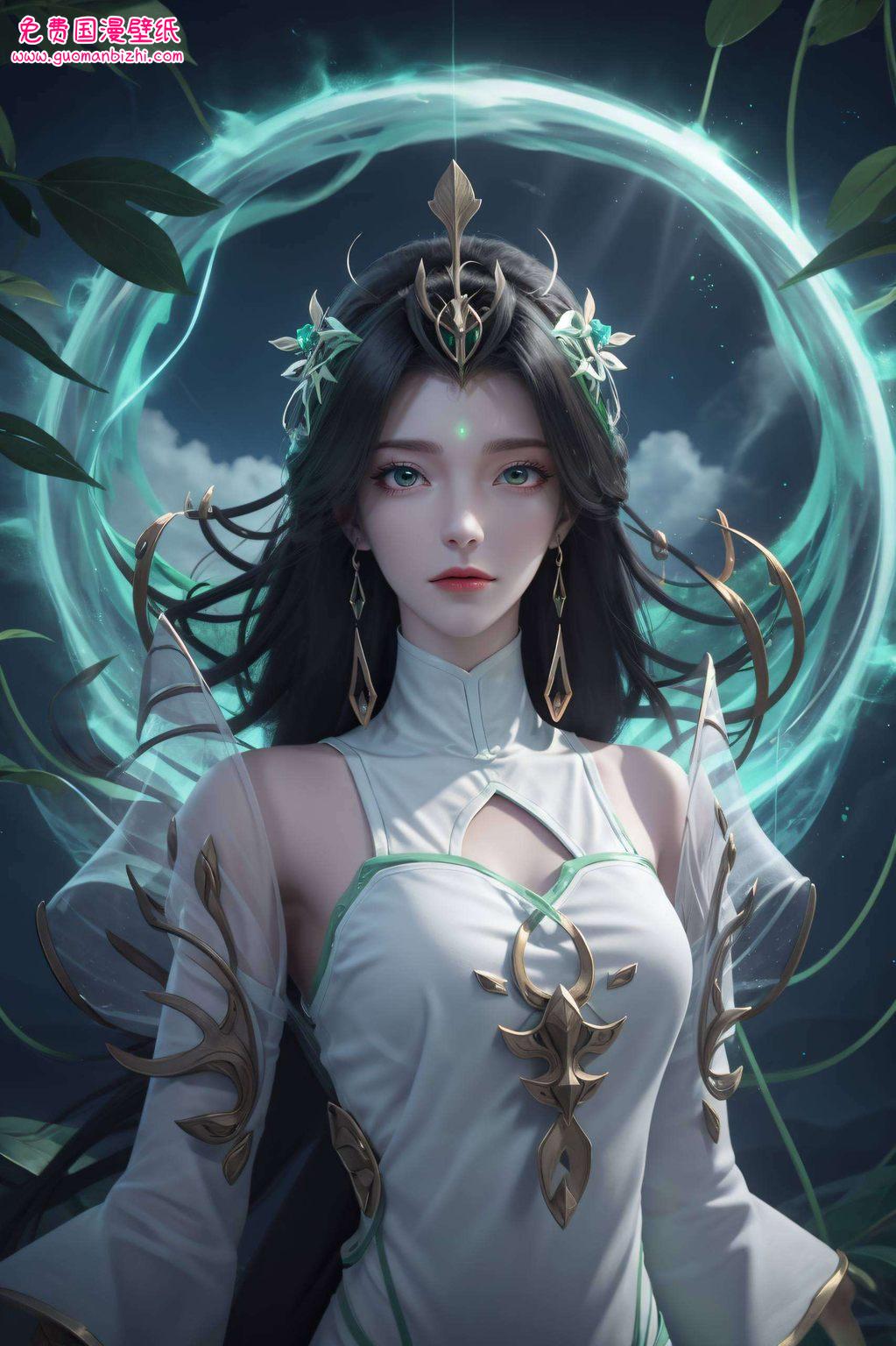 国漫美女壁纸柳神高清，AI图片素材免费秀，电脑宽屏壁纸精选集。