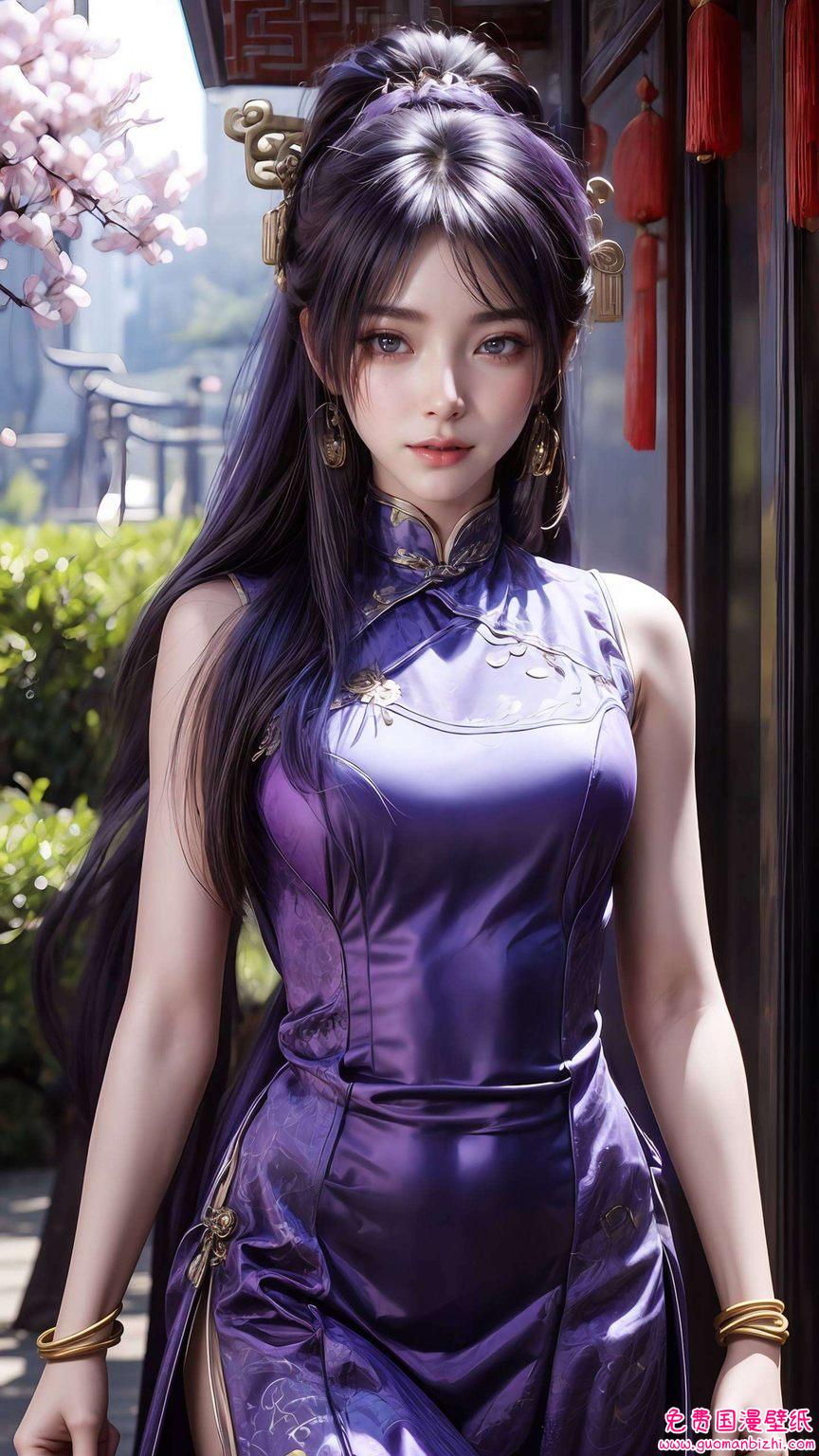 超好看动漫壁纸安卓版——姬紫月电脑壁纸古香古色4k精选集