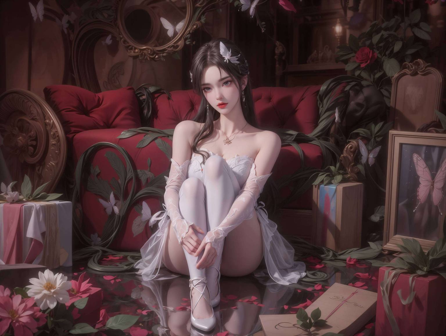 清漪双拼高清壁纸：AI范例×游戏壁纸×平板漫画壁纸精选