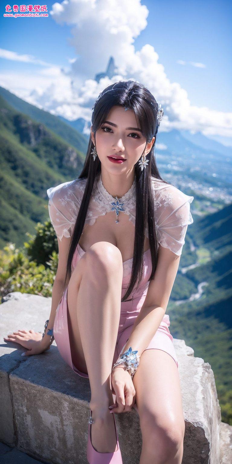 夏倾月AI参考壁纸,精细角色描绘,简洁iPhone风格壁纸集 夏倾月AI参考壁纸,精细角色描绘,简洁iPhone风格壁纸集