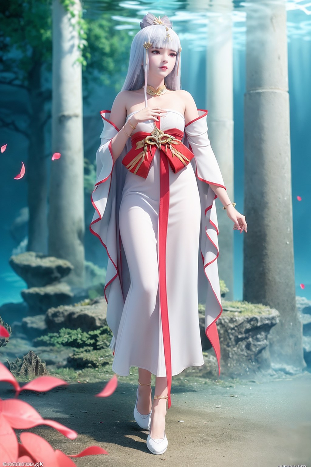 太阴玉兔壁纸打包ai绘画学习作品