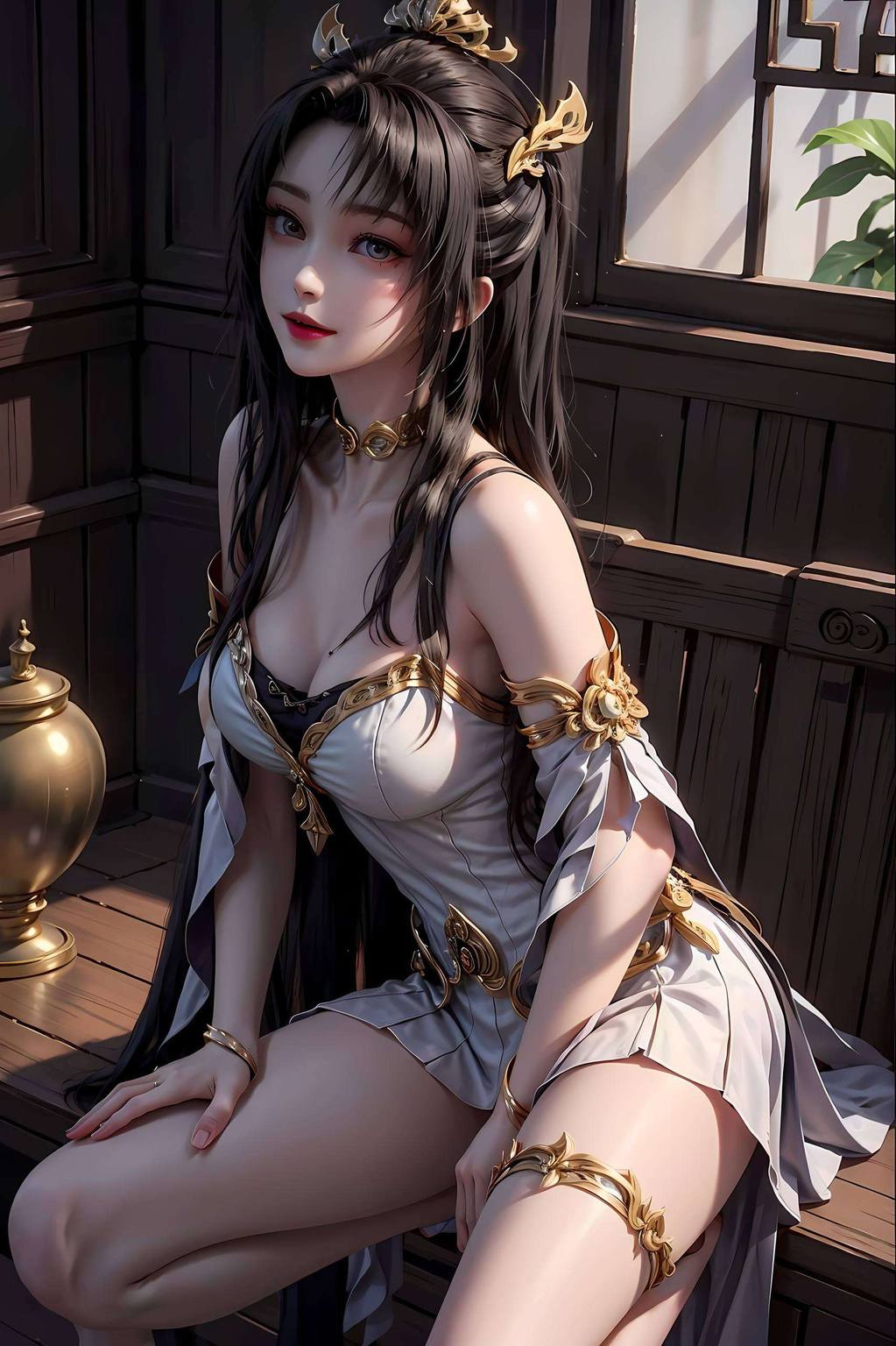 天狐仙子壁纸横屏AI——AI素材完美像素iPad桌面背景精选集