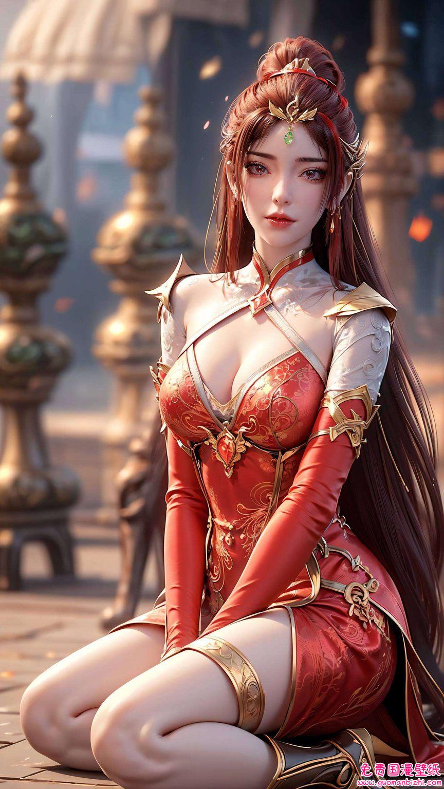 红凰梦幻：AI范例AIGC游戏壁纸×PC潮图壁纸集锦