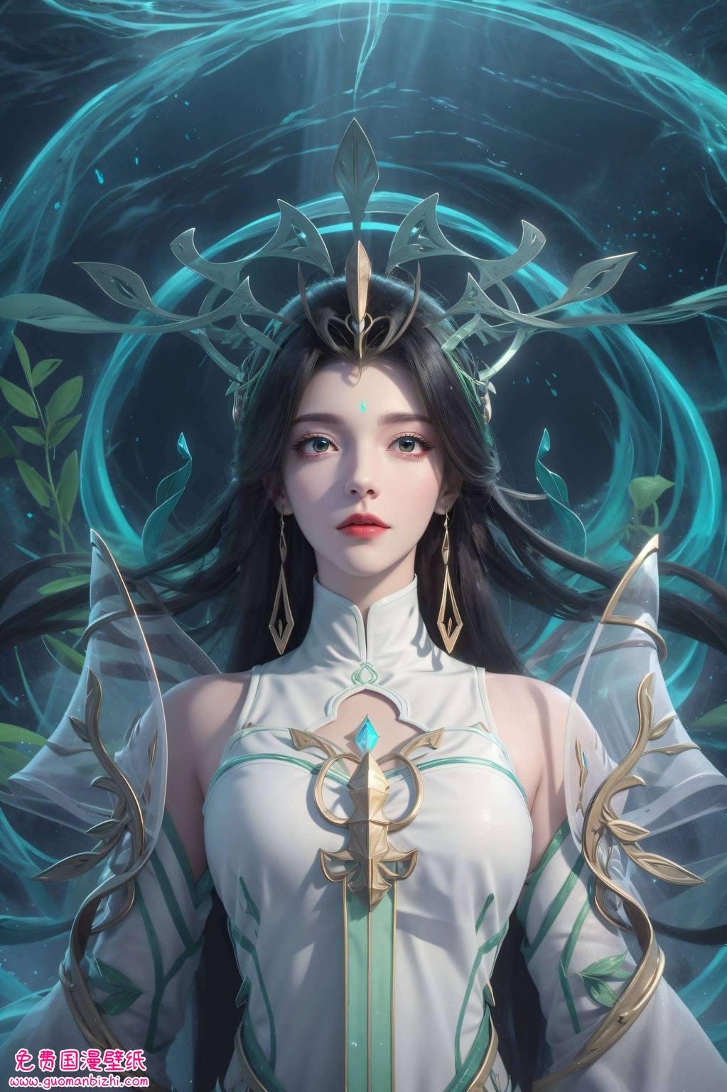 绿色精细角色风华，iPhone唯美壁纸集锦——柳神高清桌面图片