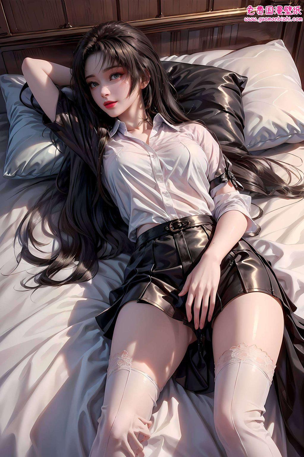 AI创造全屏天狐仙子壁纸，高清免费下载，手机可爱壁纸盛宴