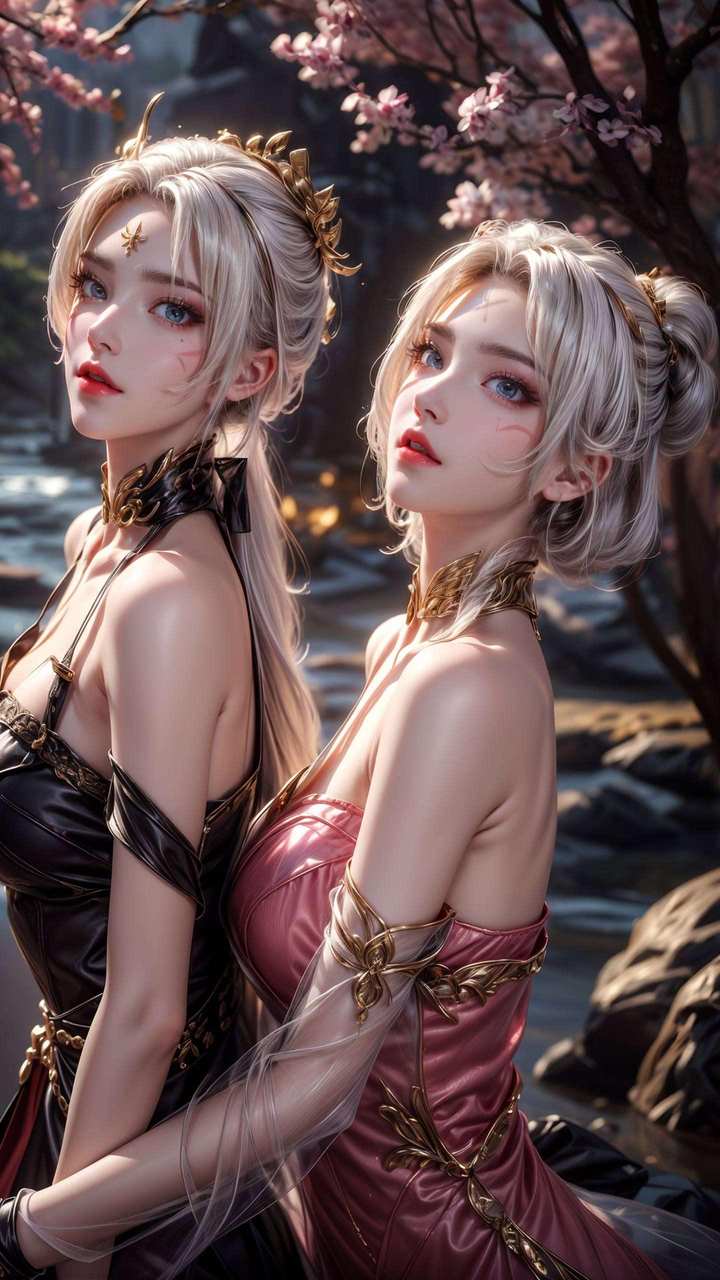 天狐仙子唯美壁纸图片：超还原二次元壁纸平板古风