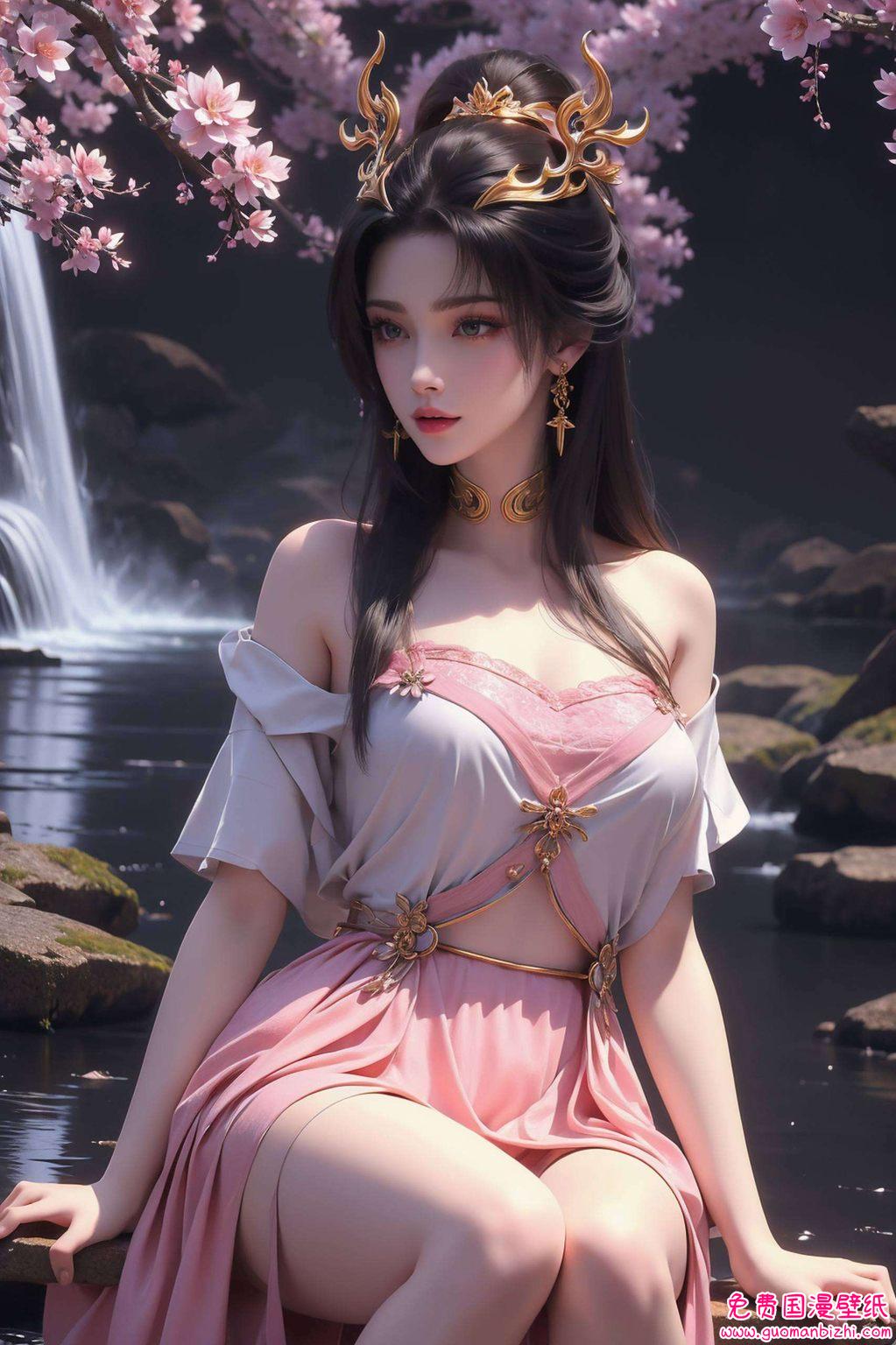 天狐仙子ai图片AIGC精细角色pc壁纸，高清图文尽显神秘魅力