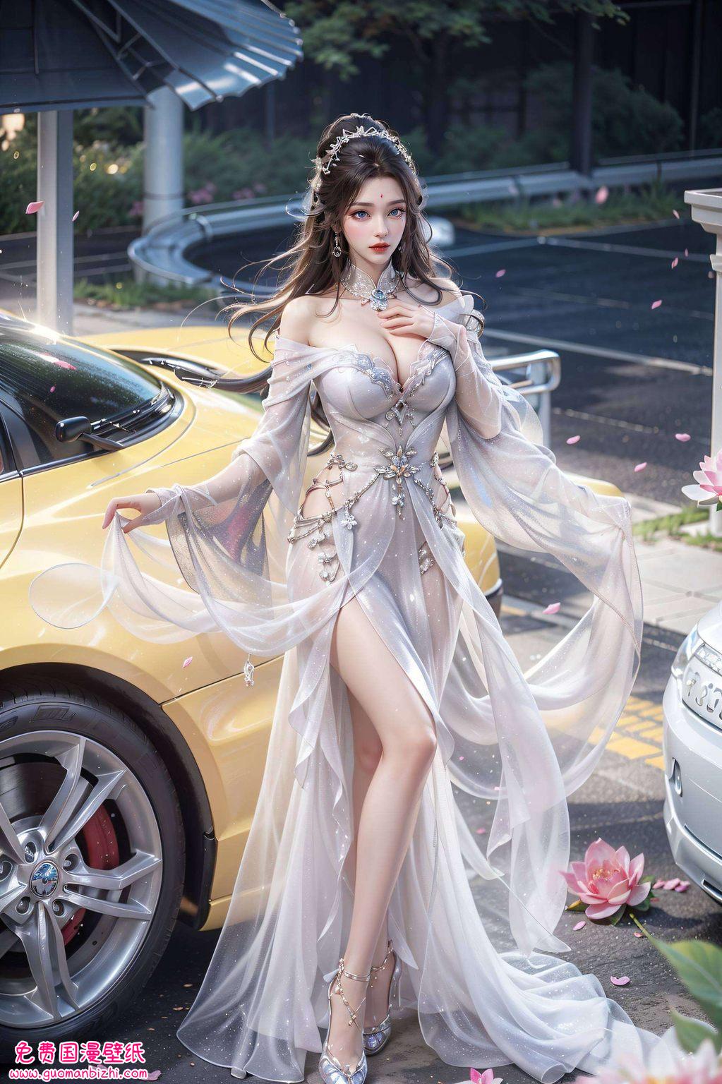 AI生成图片：二次元壁纸iPhone专用，古风漫画壁纸精选集