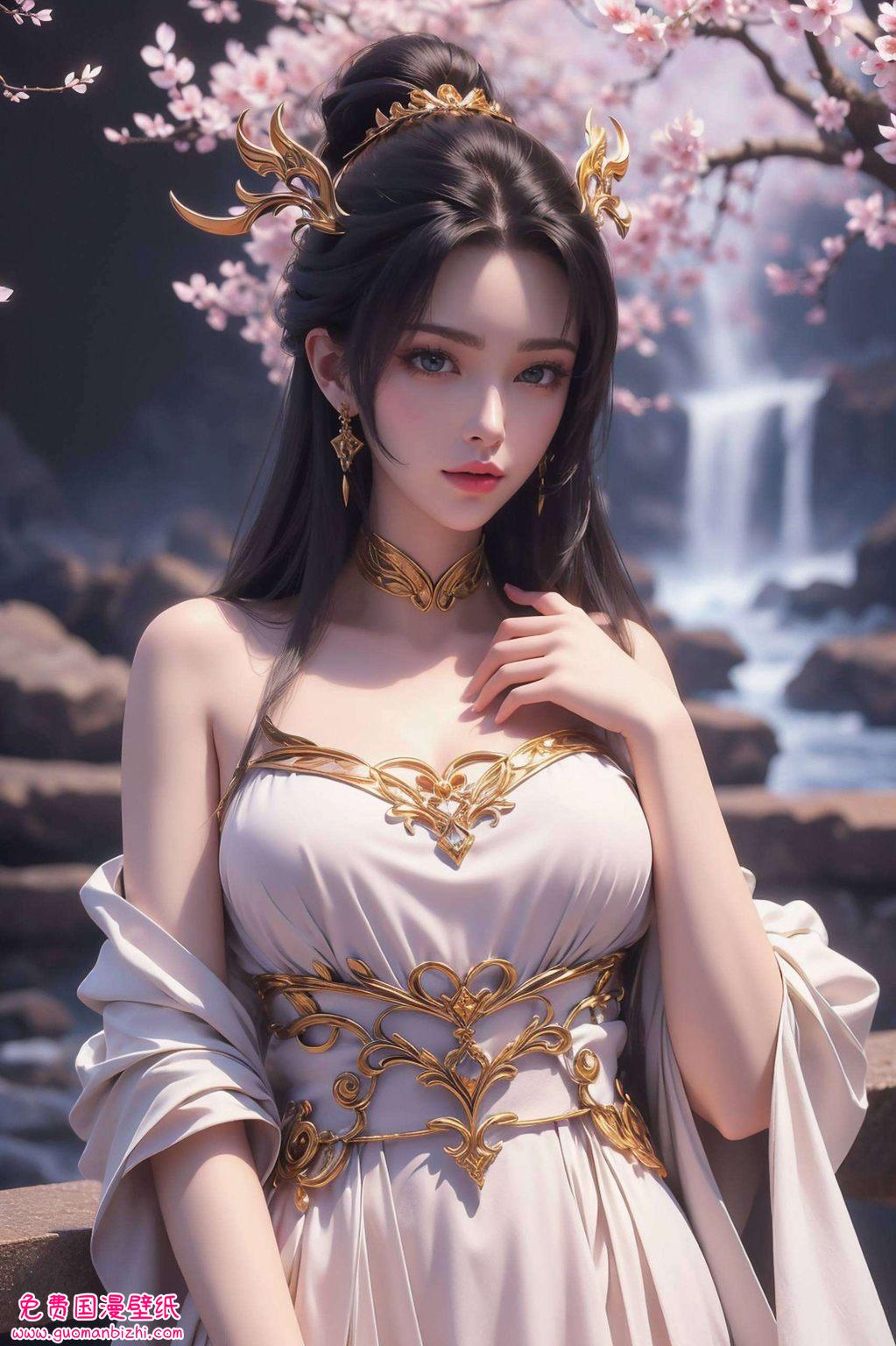 天狐仙子ai图片AIGC精细角色pc壁纸，高清图文尽显神秘魅力