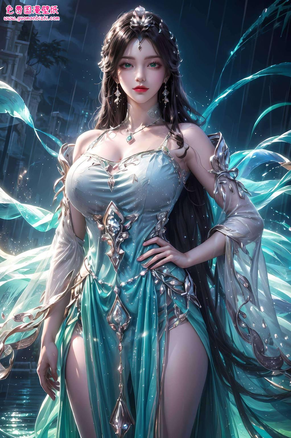 柳神换装：AI图片壁纸，高清1920×1080壁纸，护眼壁纸集