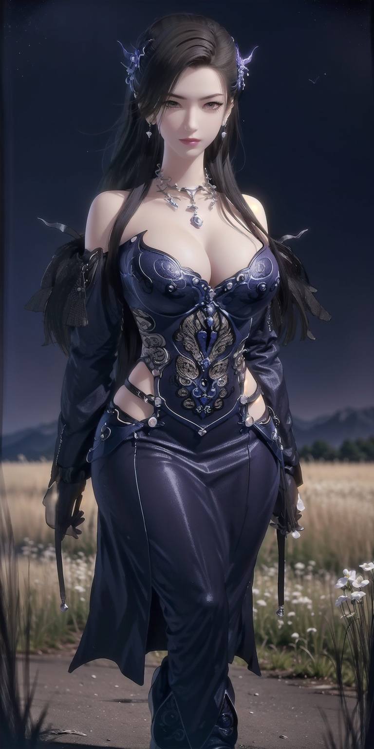 AI图片免费壁纸秀：PC版潮女妖大图可爱壁纸集