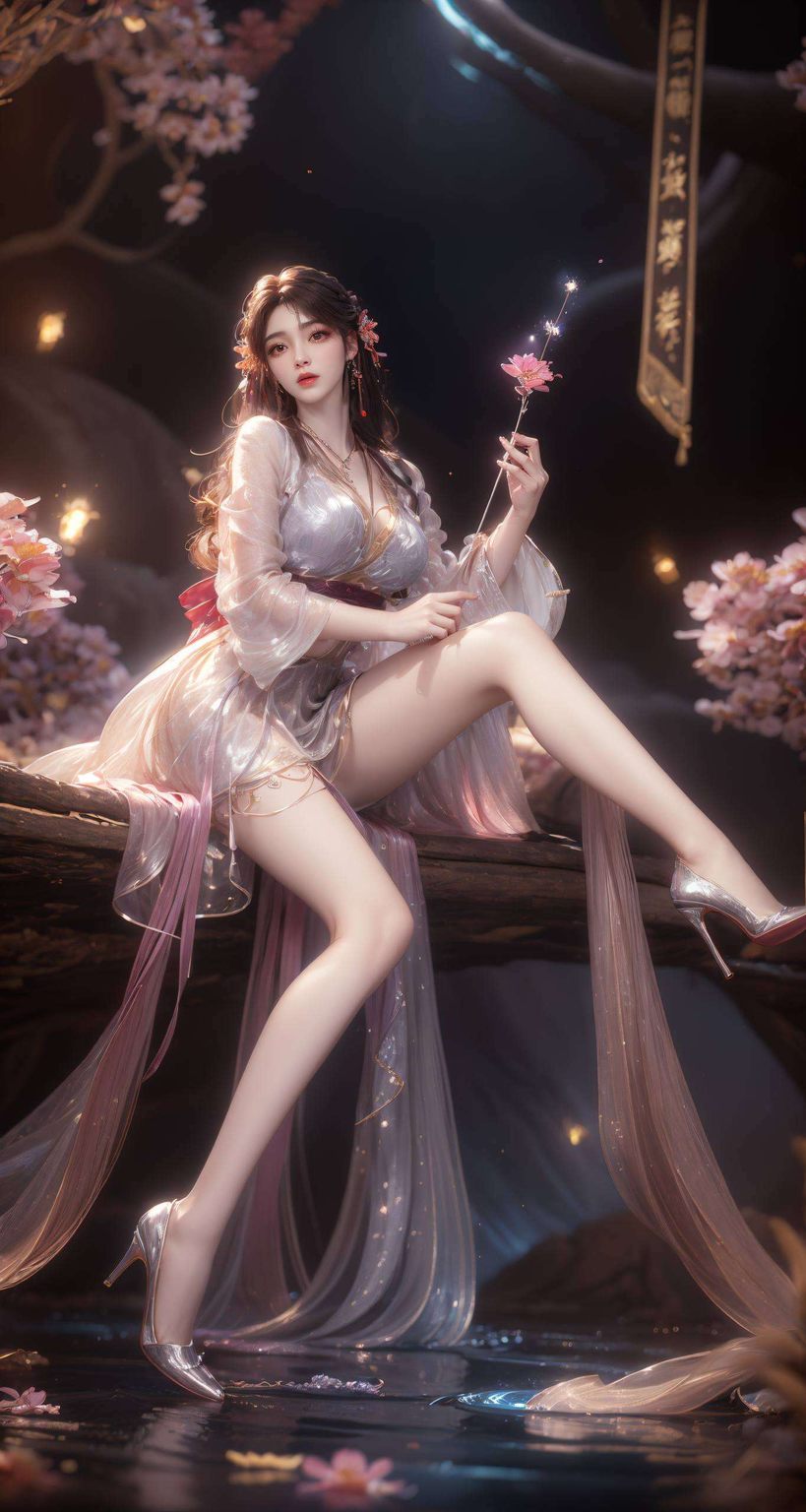 火灵儿柳神AI角色壁纸，免费下载苹果动画盛宴