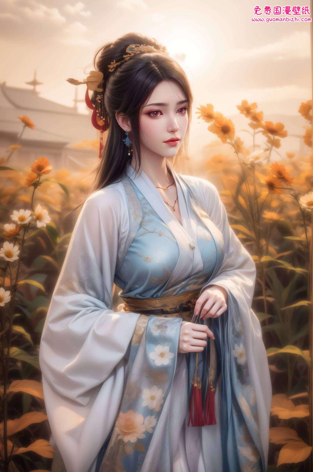 元尊夭夭：AI绘画精细角色，Win10唯美壁纸，手机高清壁纸集