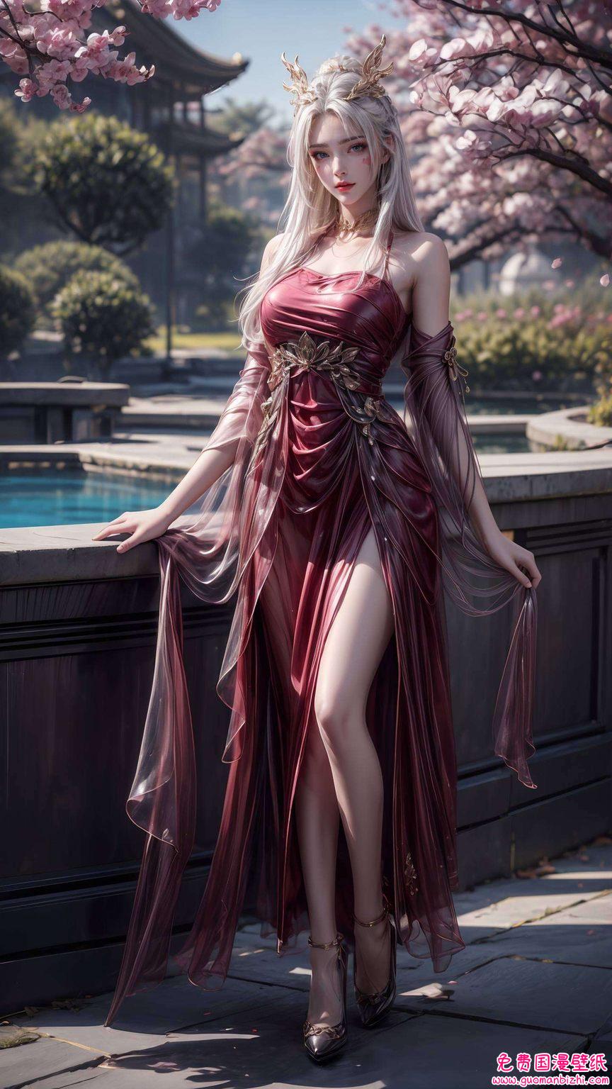 AI绘画壁纸:国漫女神天狐仙子,完美像素1920×1080高清手机壁纸 AI绘画壁纸:国漫女神天狐仙子,完美像素1920×1080高清手机壁纸