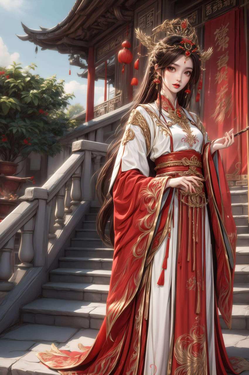 动漫女神火灵儿动态屏保