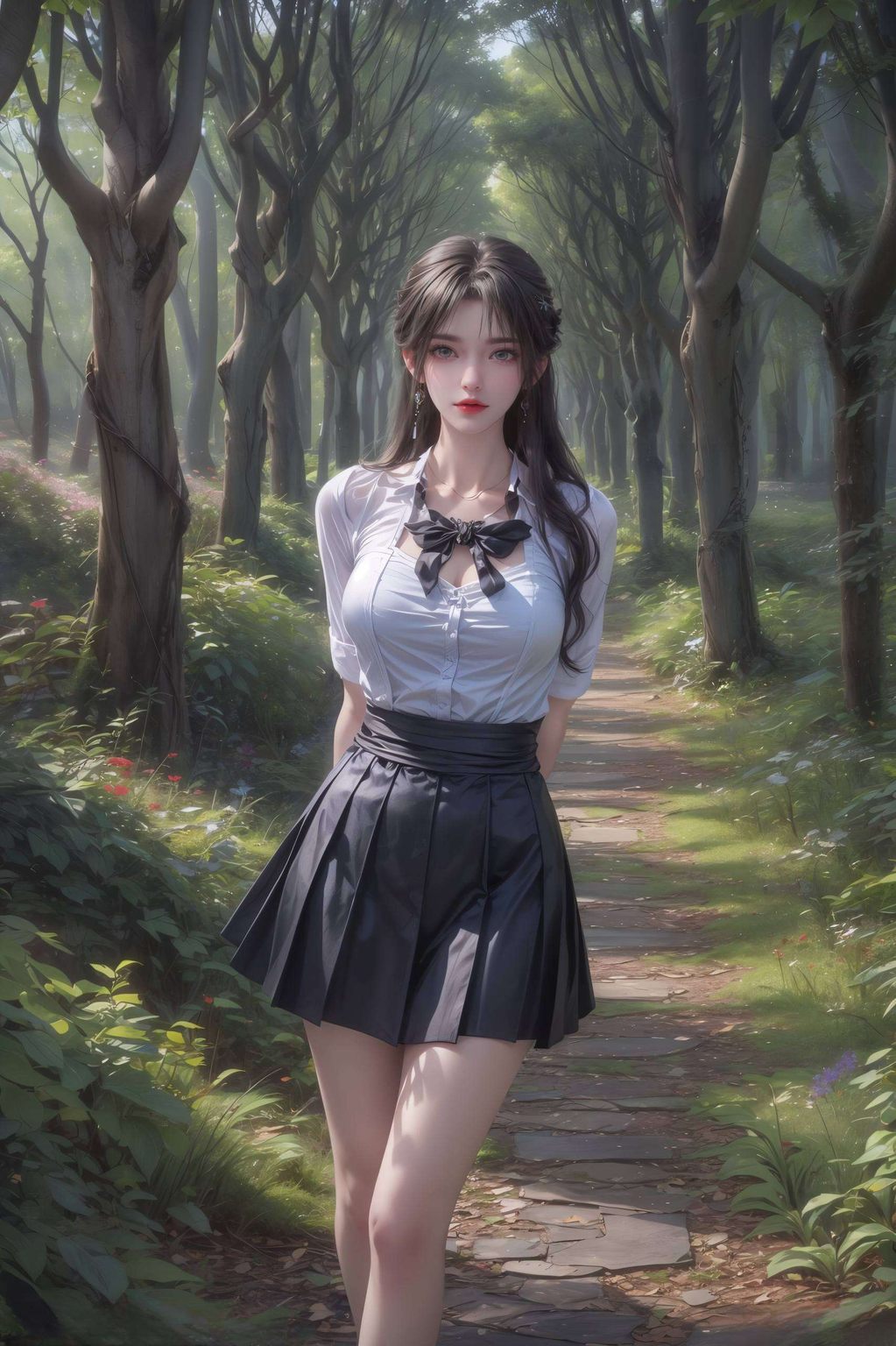 AI创造壁纸:清漪最美装饰图,电脑桌面精细角色展现高清风采 AI创造壁纸:清漪最美装饰图,电脑桌面精细角色展现高清风采