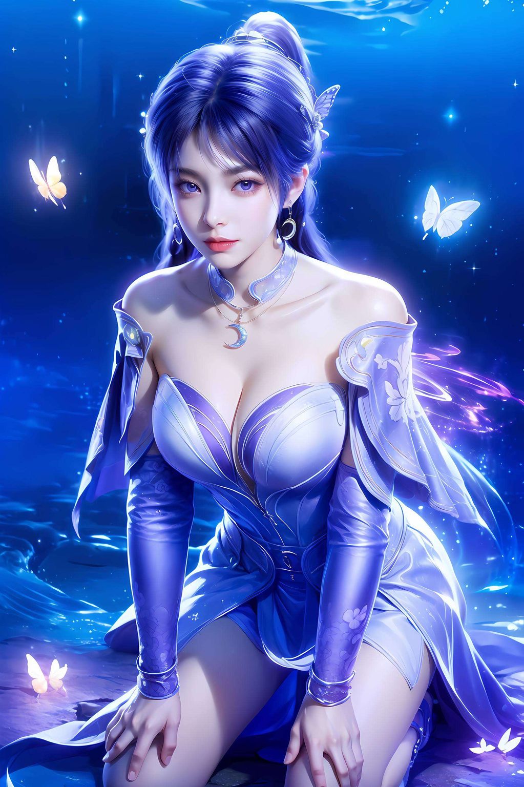 AI生成古风壁纸秀——姬紫月第二季高清iPad免费壁纸集 AI生成古风壁纸秀——姬紫月第二季高清iPad免费壁纸集