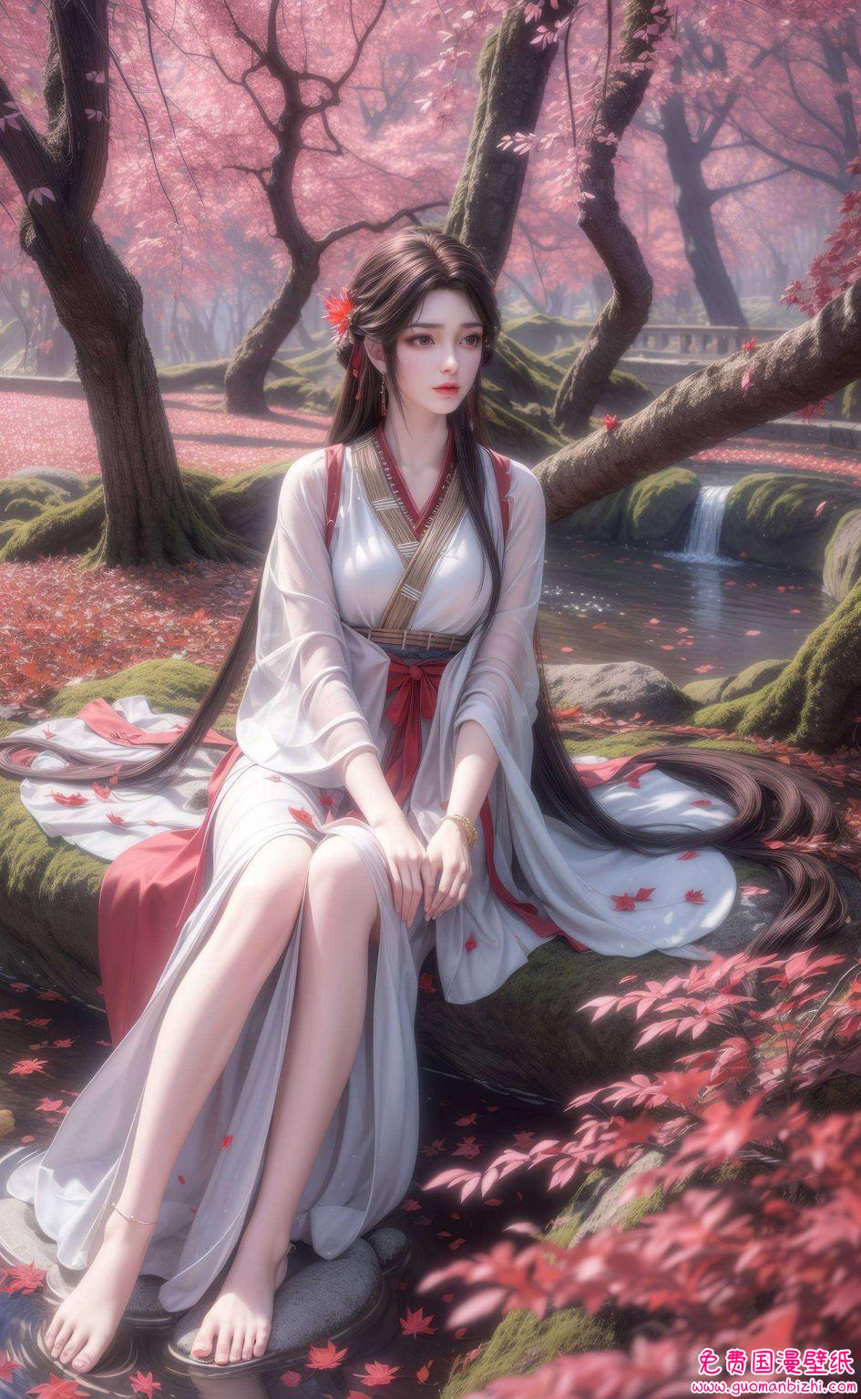 AI素材壁纸集——火灵儿动态壁纸图文版，护眼iPhone炫彩壁纸下载