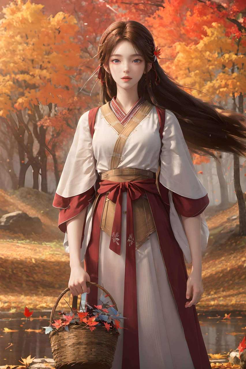 完美高清动漫壁纸手机锁屏壁纸：ai火灵儿正脸