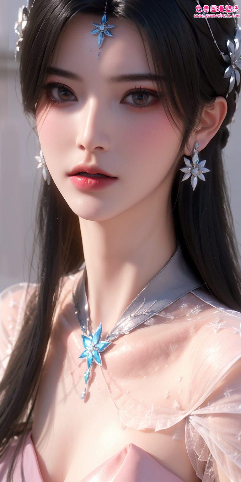 夏倾月实况高清壁纸4K全屏120帧：AI素材精细角色电脑1920×1080壁纸精选