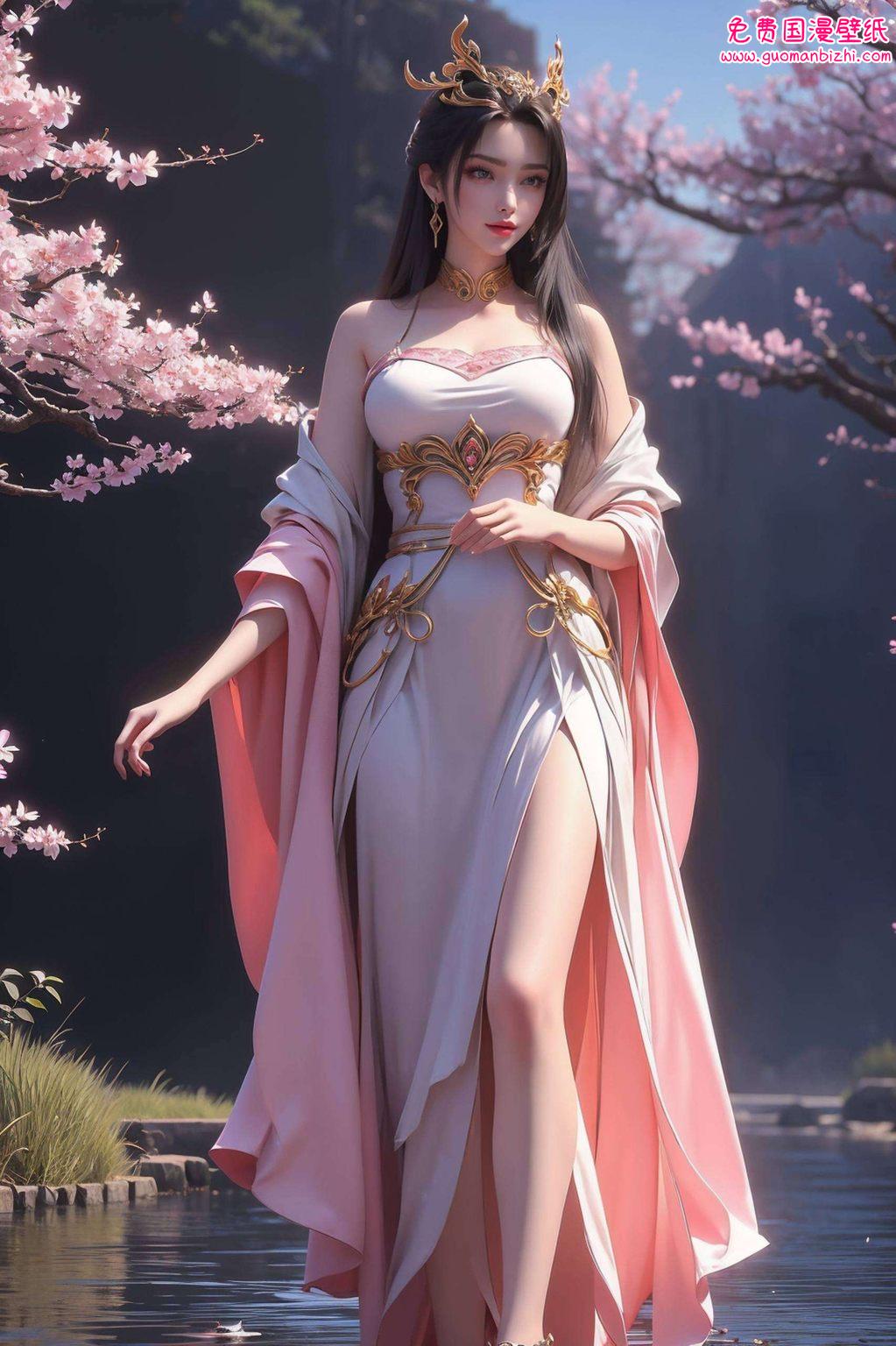 AI生成壁纸AIGC壁纸护眼苹果唯美手机壁纸——天狐仙子动态壁纸集