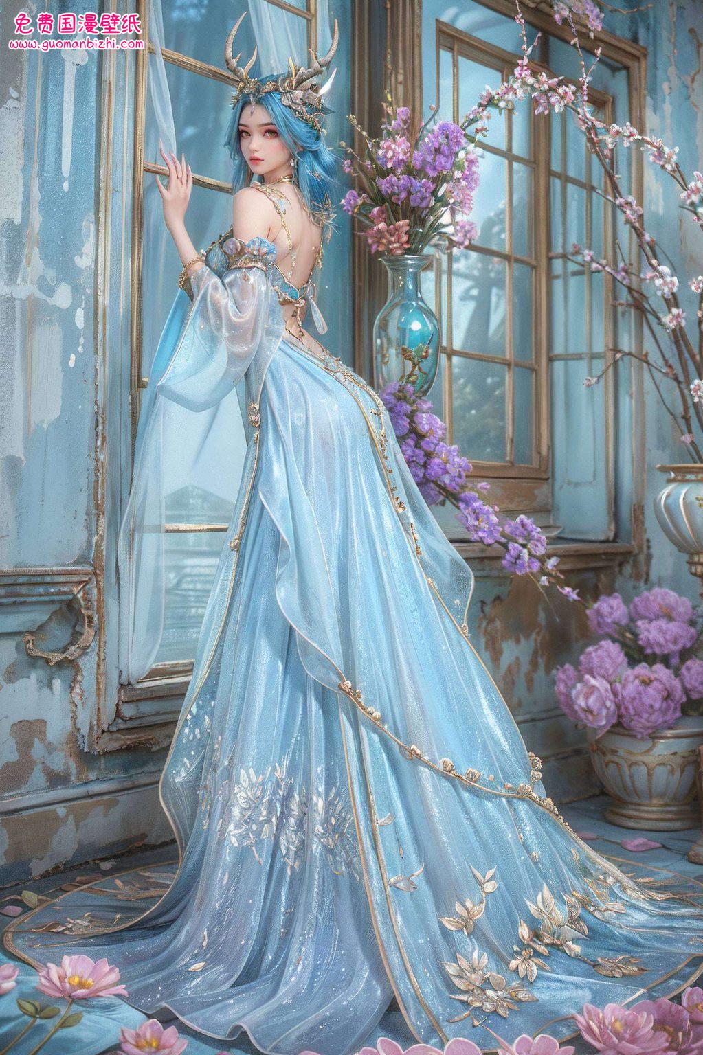 斗破里面的龙女图片大全——AI绘画壁纸，完美像素，安卓简洁风壁纸集锦