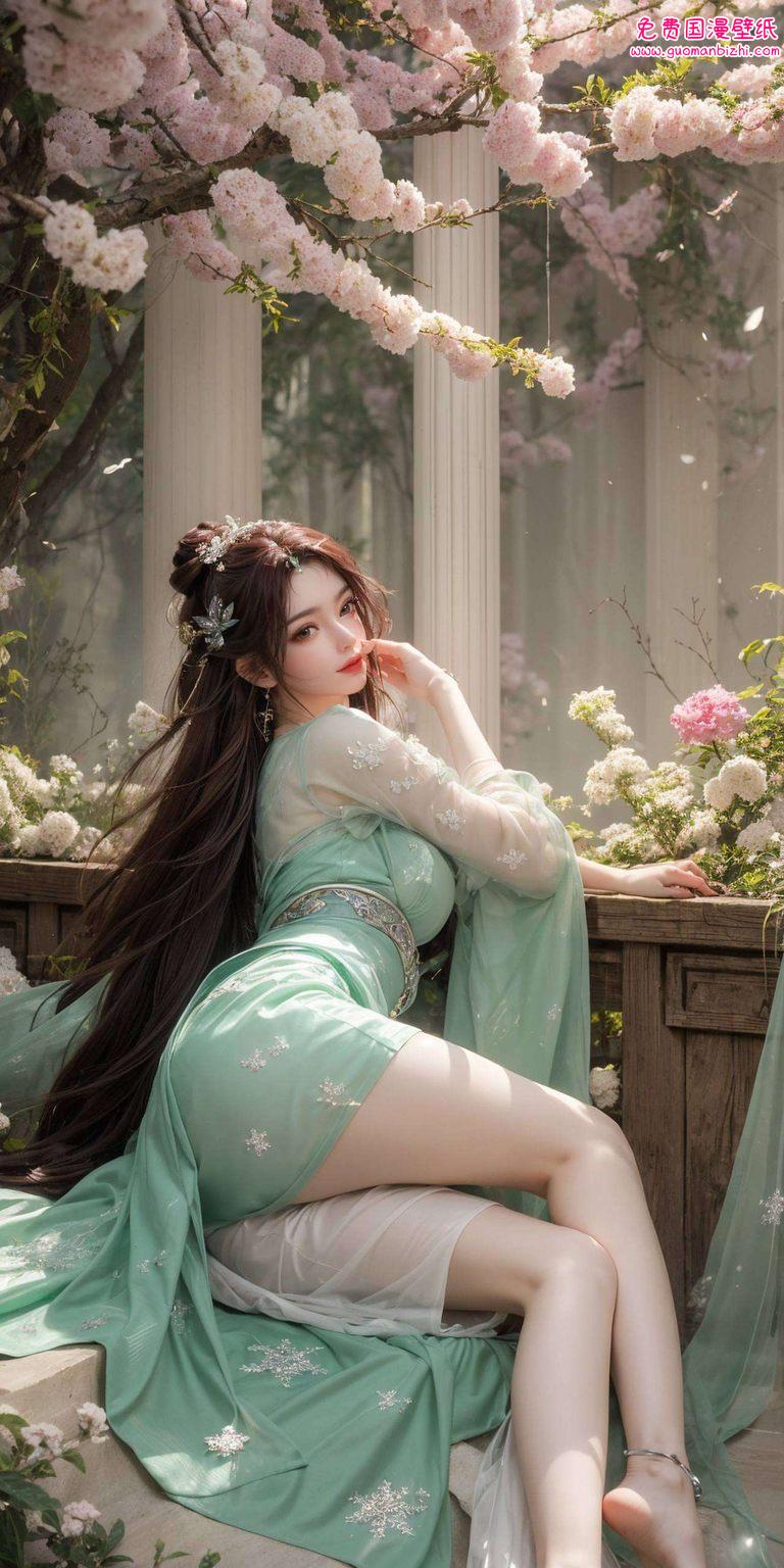 动漫叶倾仙壁纸图片大全：精美护眼壁纸，手机粉色仙境。